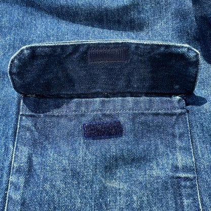80s-90s Ralph Lauren Rare Dual Pocket Denim Swing Top Jacket