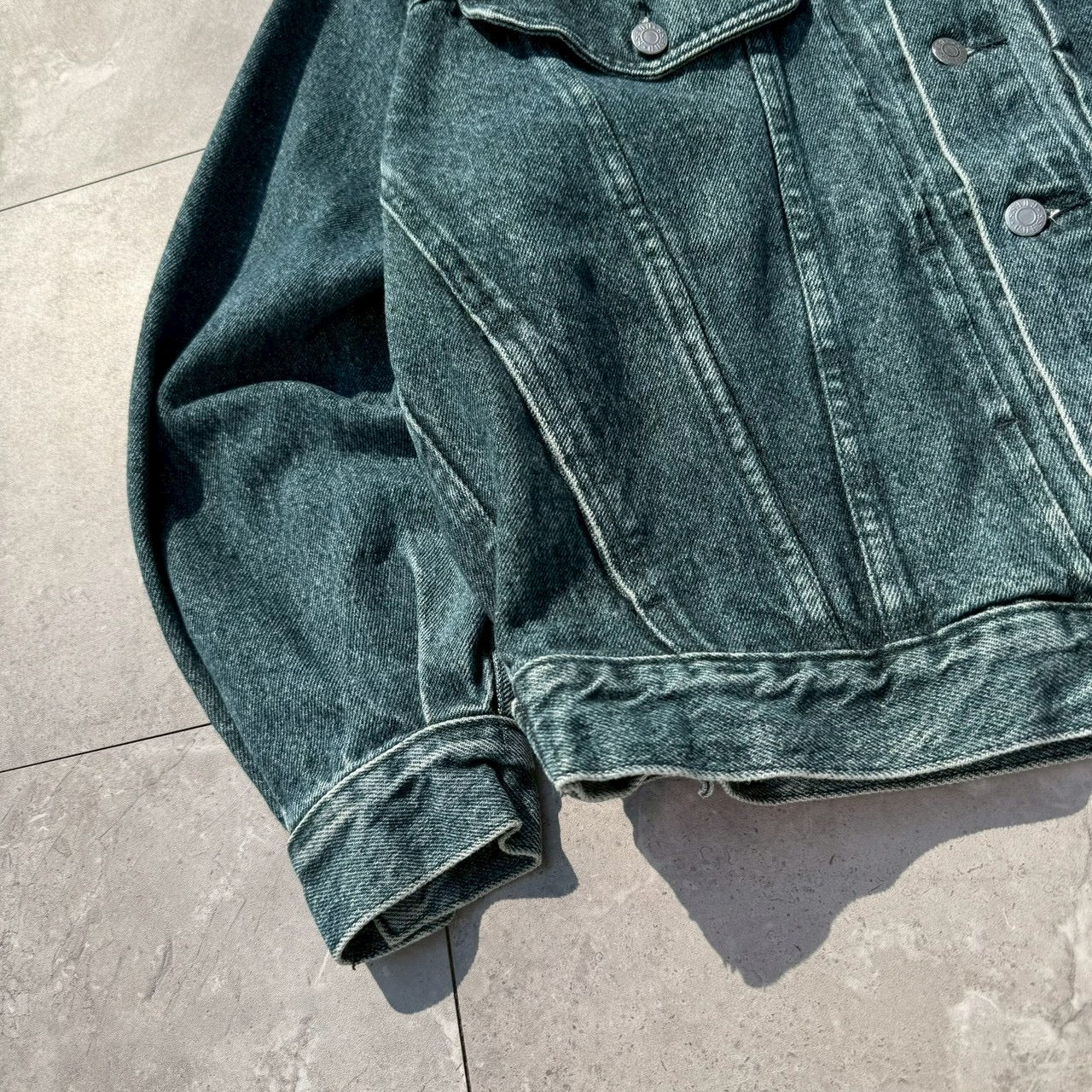 90s Guess Made in USA Dark Blue Denim Jacket