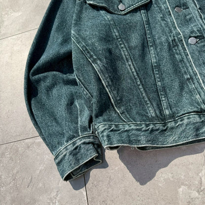 90s Guess Made in USA Dark Blue Denim Jacket