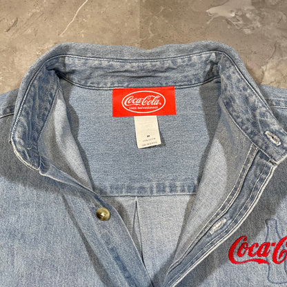 90s Coca-Cola Made in USA Denim Shirt