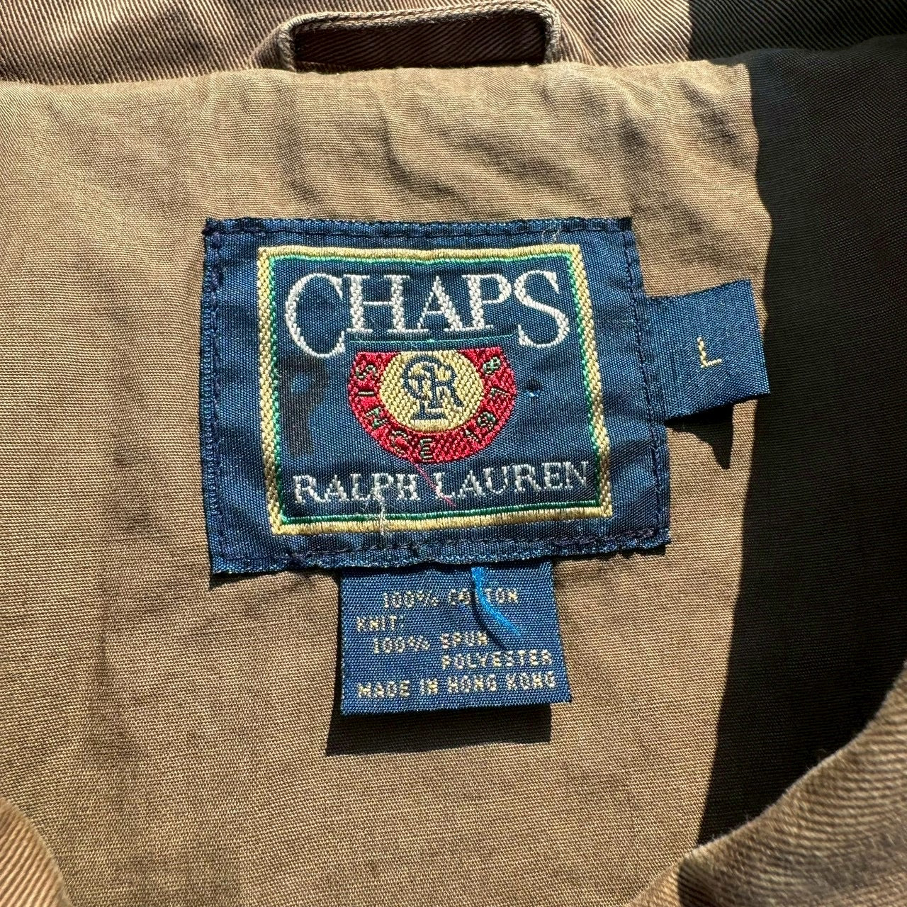 80s Chaps Ralph Lauren Dark Brown Dual Pocket Bomber Jacket