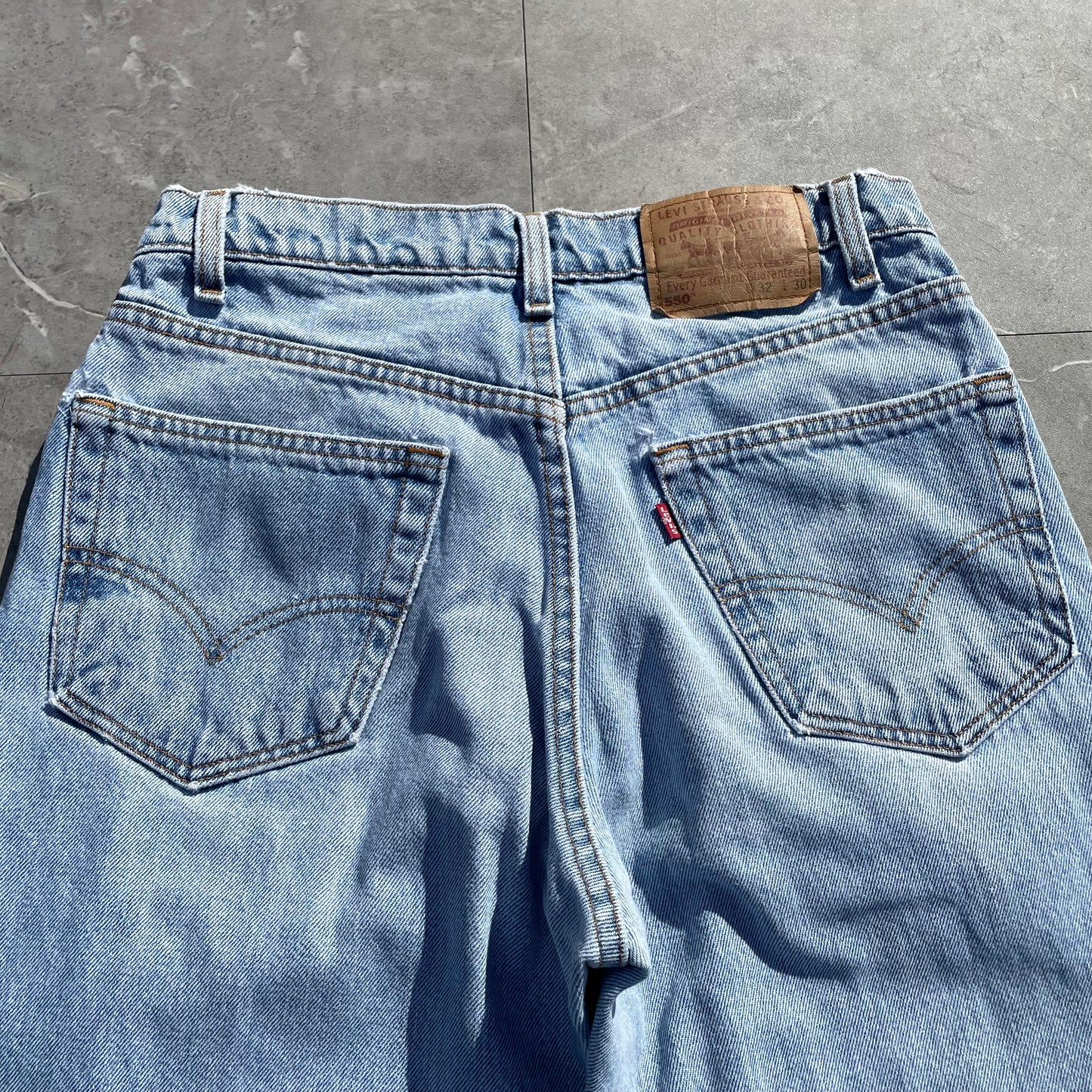 90s Levi's 550 Made in USA Denim 32x30