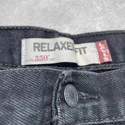 00s Levi’s 550 Black Denim 38x32