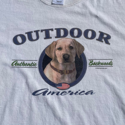 00s Outdoor American 2004 Dog Graphic T-Shirt