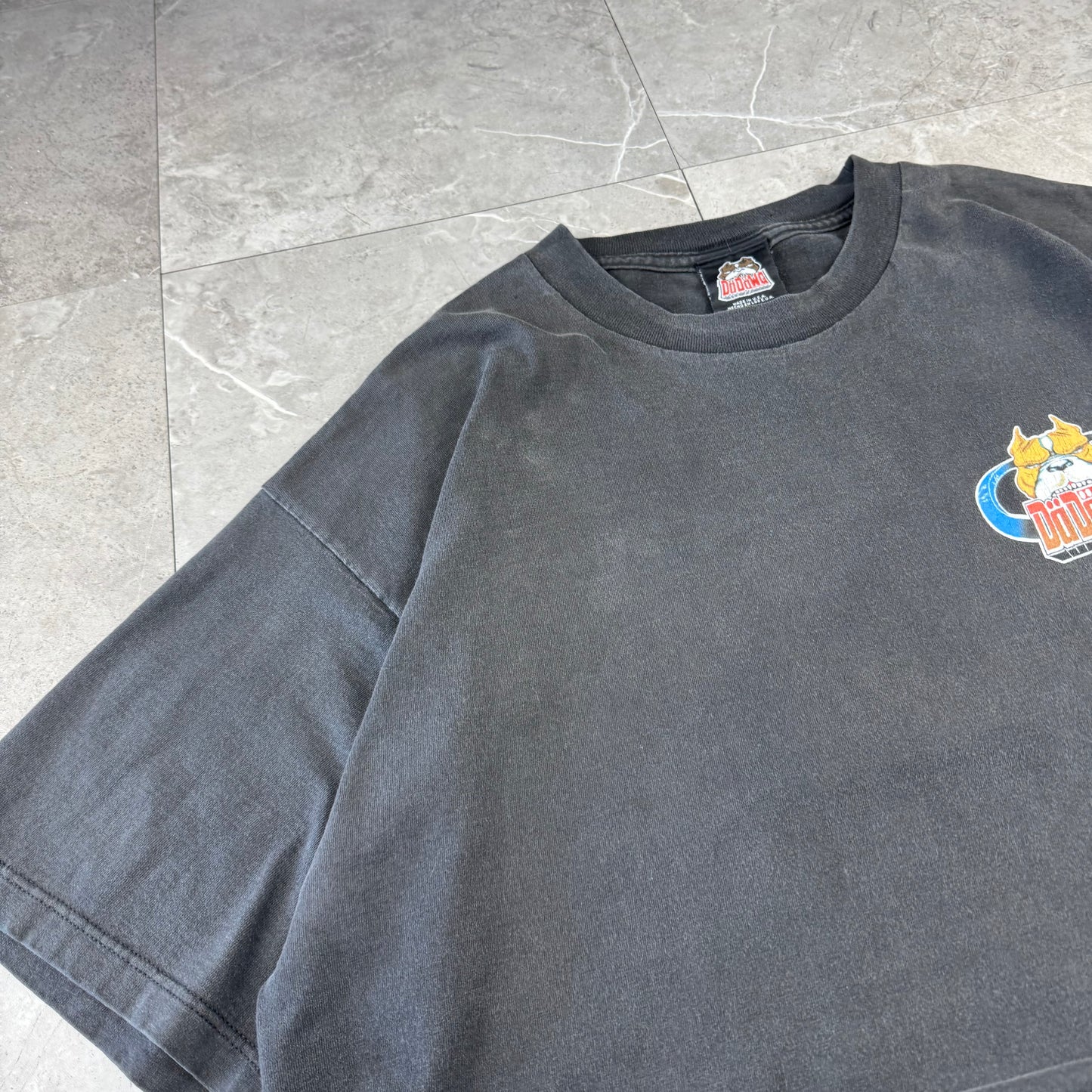 90s DaDawg Made in USA Black Bulldog Graphic Tee