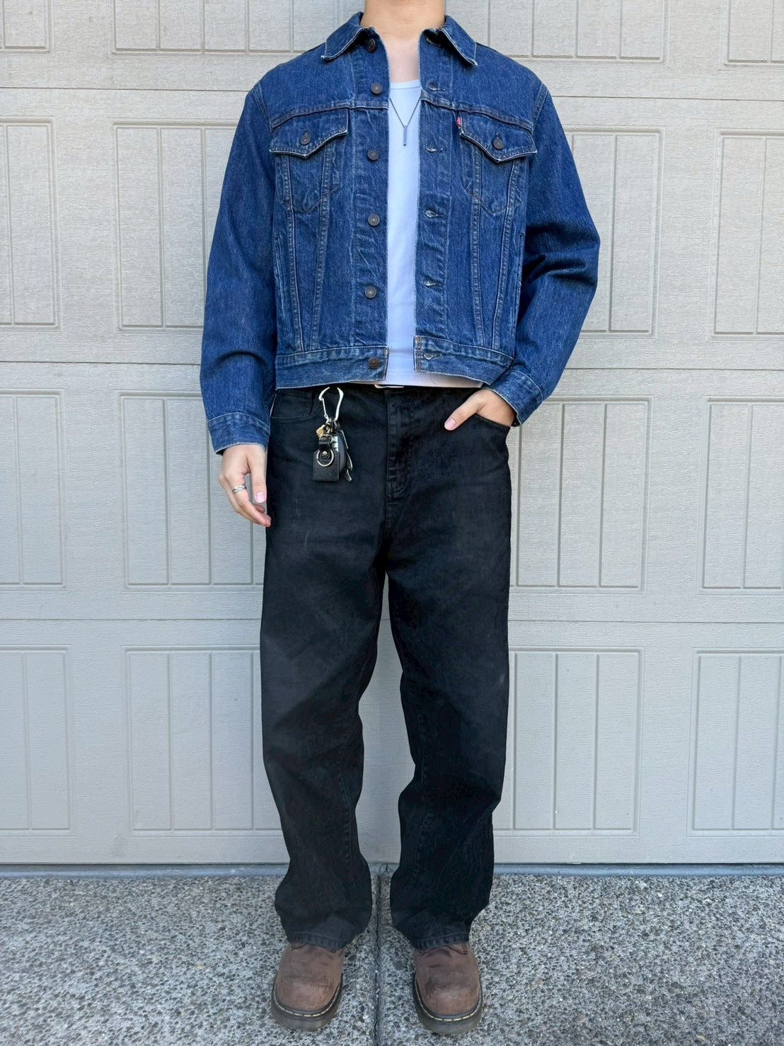 80s Levi’s 70506 Type III Made in Canada Dark Blue Denim Jacket