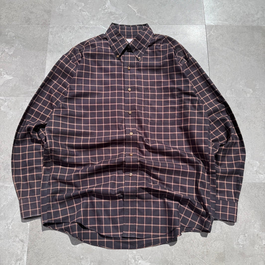 00s Brooks Brothers 346 Non-Iron Box Checkered Button Down Shirt KiiChain Clothing