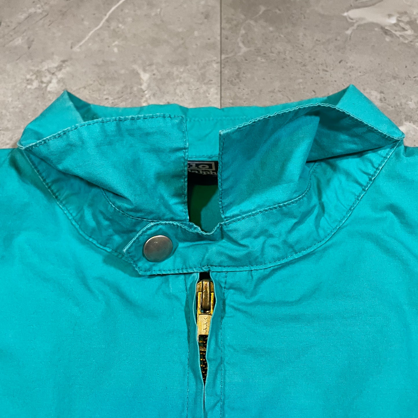 80s Ralph Lauren Turquoise Swing Top Jacket