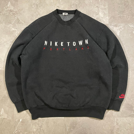 90s-00s Nike Portland Made in USA Heavyweight Crewneck Sweater