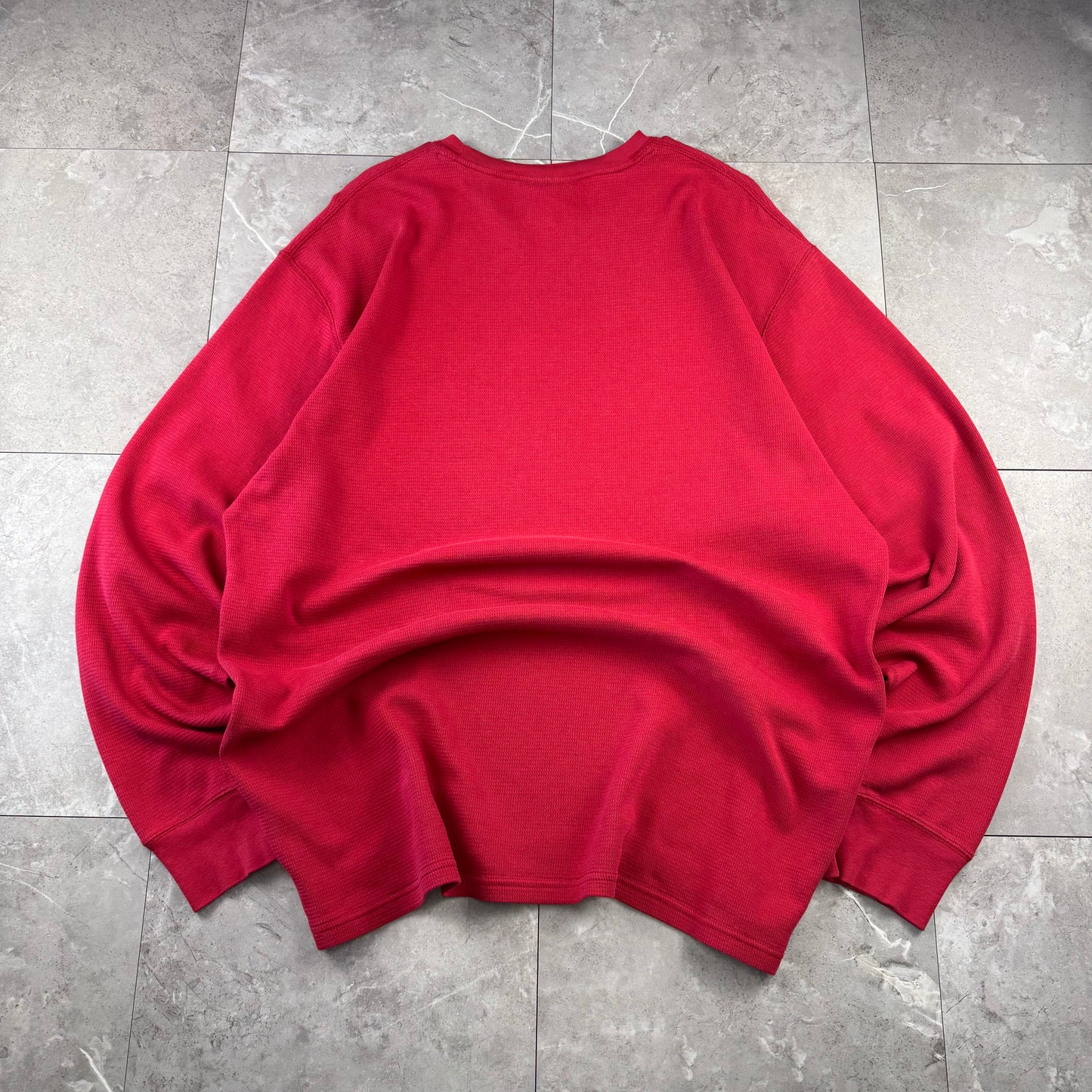 00s Polo Ralph Lauren Red Long Sleeve Thermal
