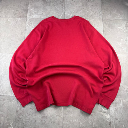 00s Polo Ralph Lauren Red Long Sleeve Thermal