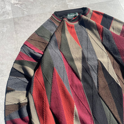 90s Tundra Made in Canada Coogi-Style Design Knit