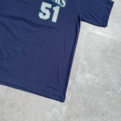 00s Deadstock Mariners Ichiro MLB Players T-Shirt