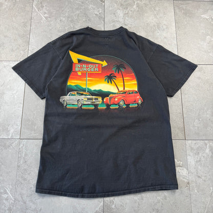 00s In-N-Out Burger Oregon Black Graphic T-Shirt