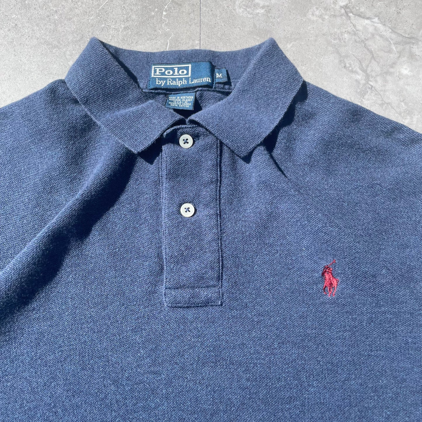 90s Ralph Lauren Made in USA Long Sleeve Polo Shirt