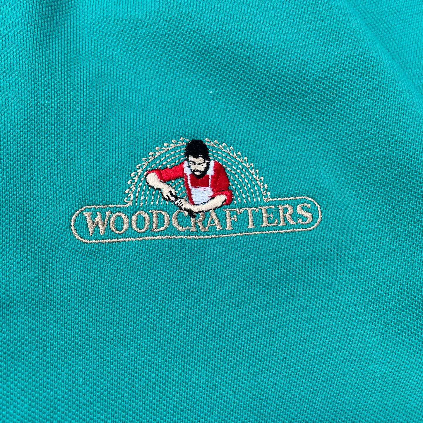 90s Outer Banks Woodcrafers Made in USA Polo Shirt