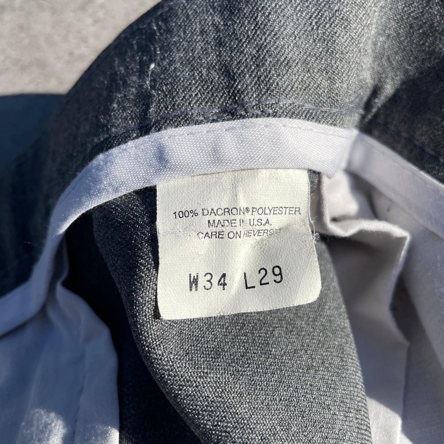 90s Levi's Made in USA Gray Action Slacks