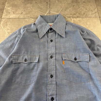 90s Levi's Orange Tab Tiger Embroidered Graphic Dual Pocket Shirt