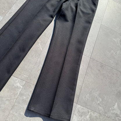 70s-80s Wrangler Made in USA Black Slacks 36x30