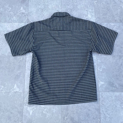 90s Saga Made in USA Checkered Short Sleeve Shirt