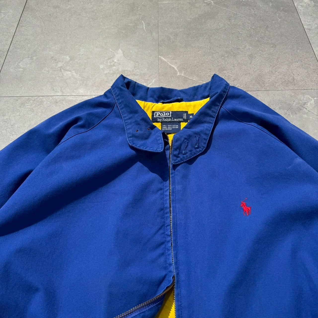 90s Ralph Lauren Blue Harrington Jacket