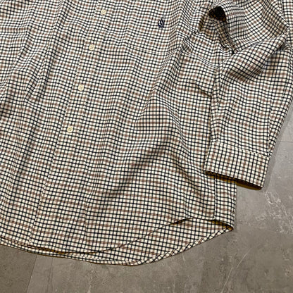 90s Nautica Heavyweight Checkered Button Down Shirt