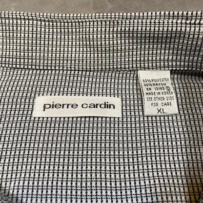 90s Pierre Cardin Rayon Gingham Checkered Shirt