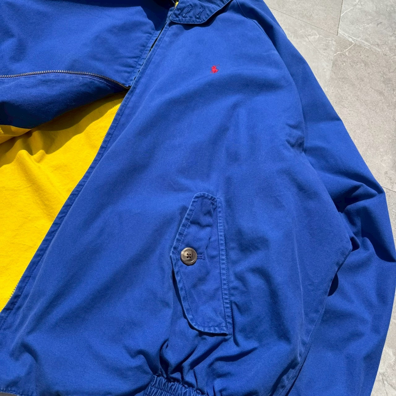 90s Ralph Lauren Blue Harrington Jacket