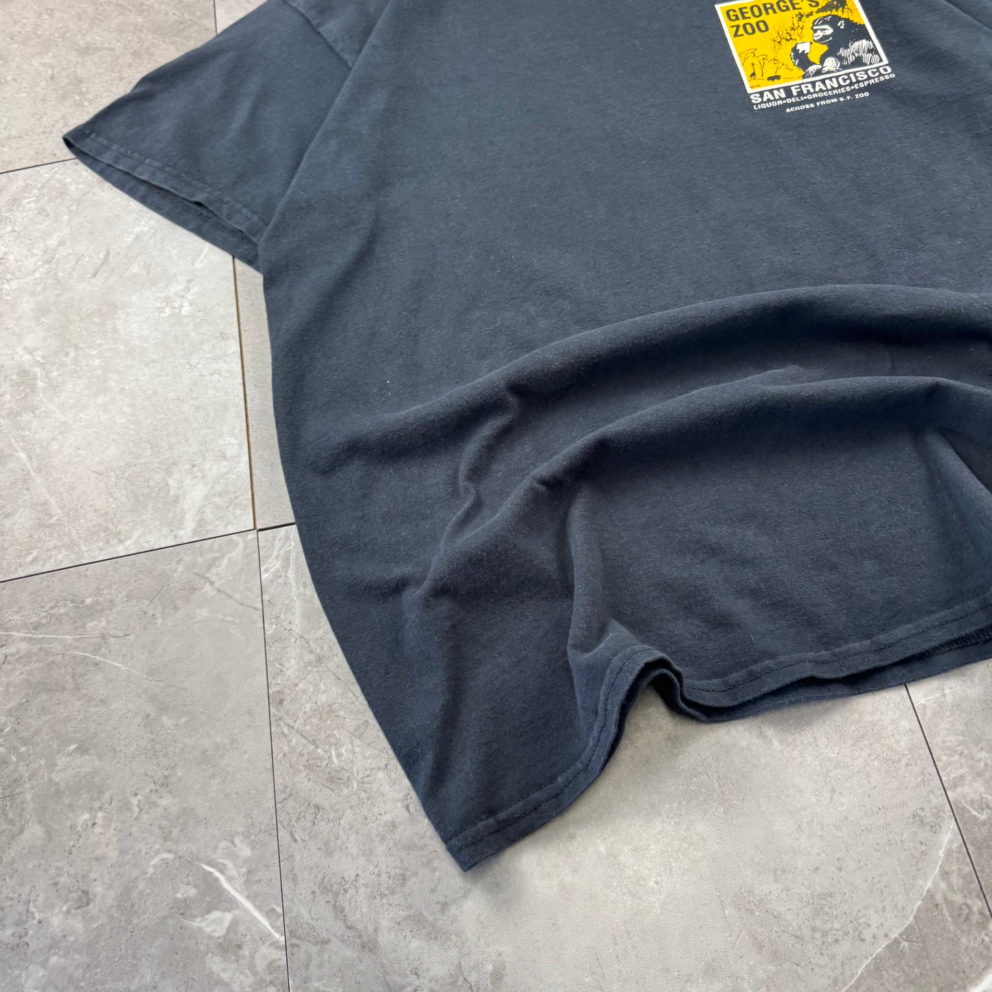 00s Gildan George’s Zoo San Francisco Black Graphic T-Shirt