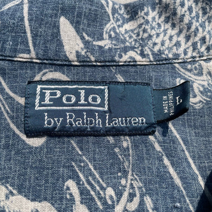 90s Ralph Lauren Koi Hawaiian Shirt