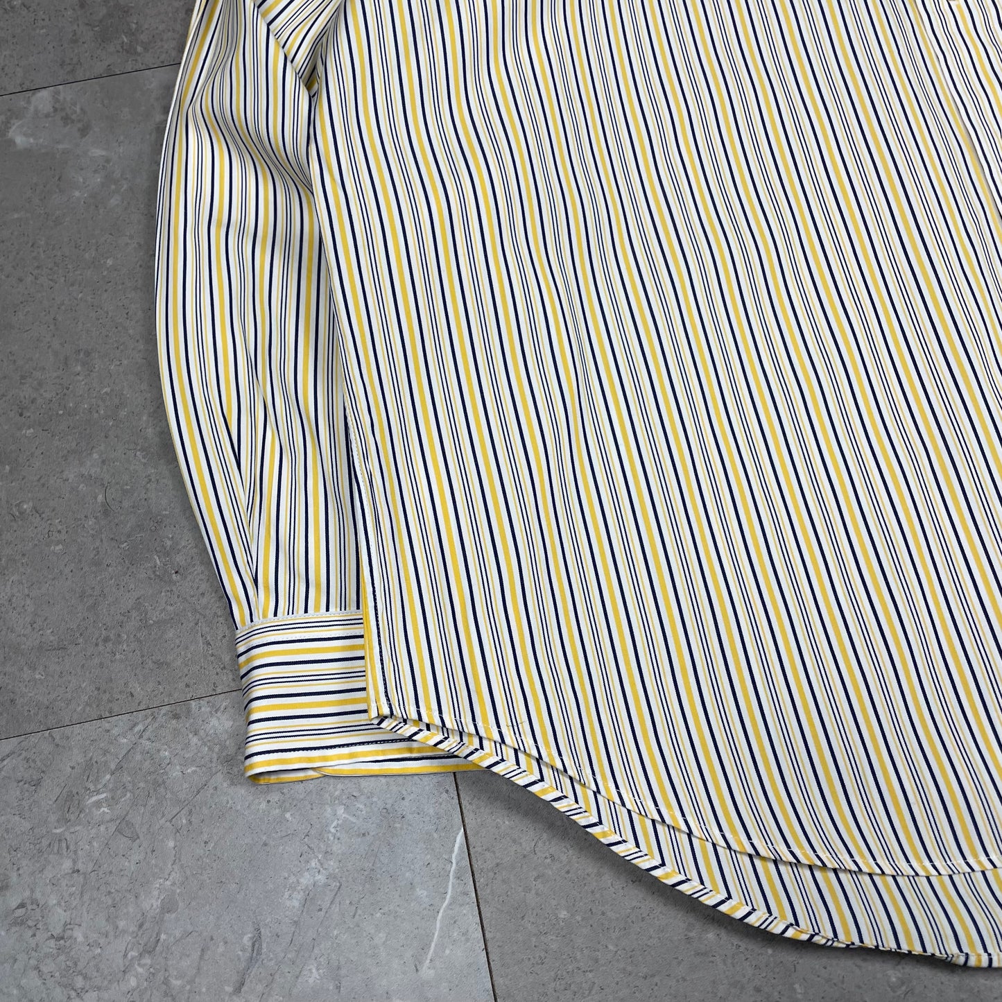 90s Ralph Lauren Classic Fit Yellow Striped Shirt