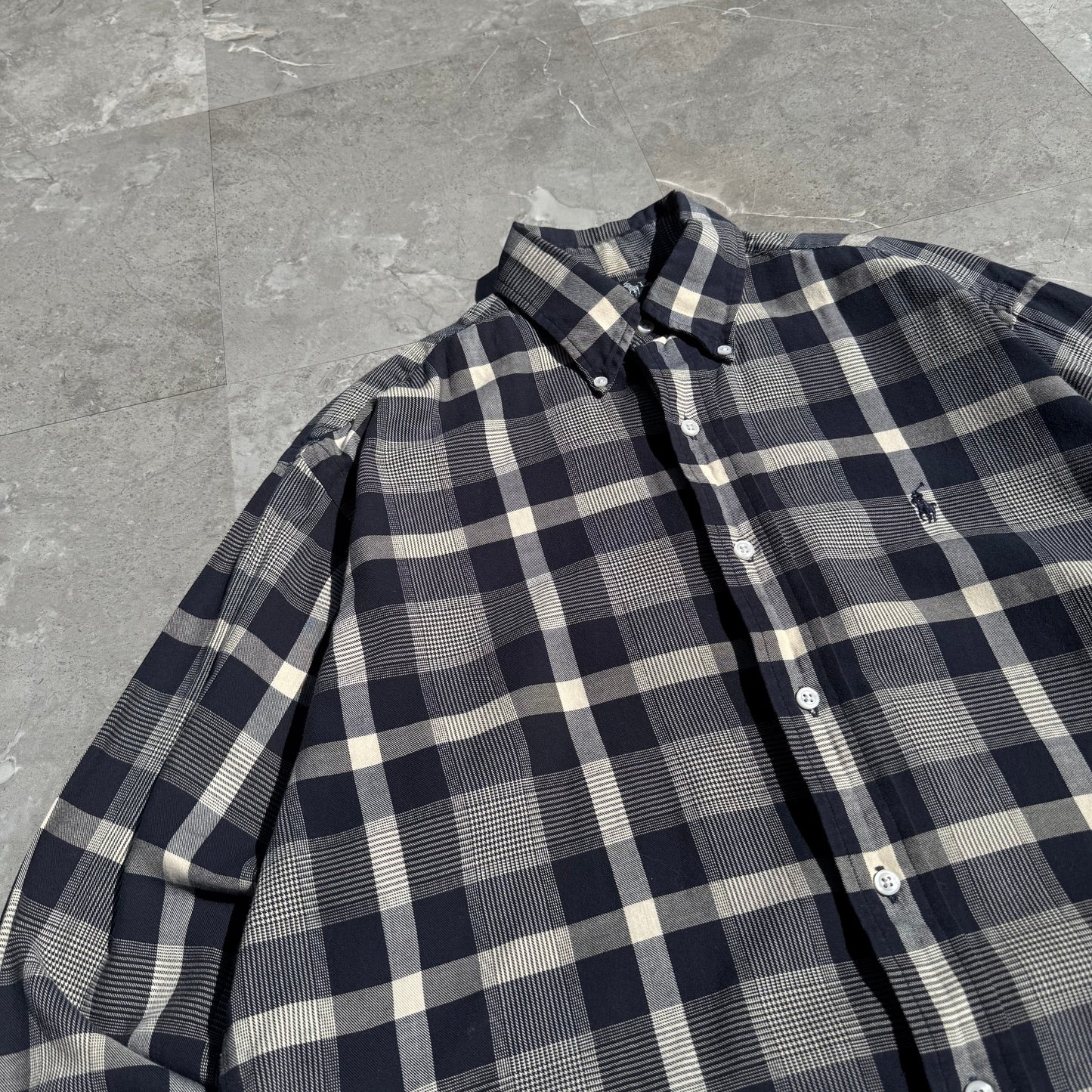 90s-00s Ralph Lauren Blake Checkered Shirt KiiChain Clothing