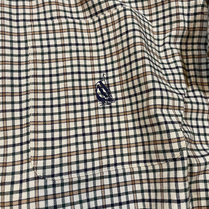 90s Nautica Heavyweight Checkered Button Down Shirt