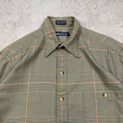 90s Nautica Checkered Shirt