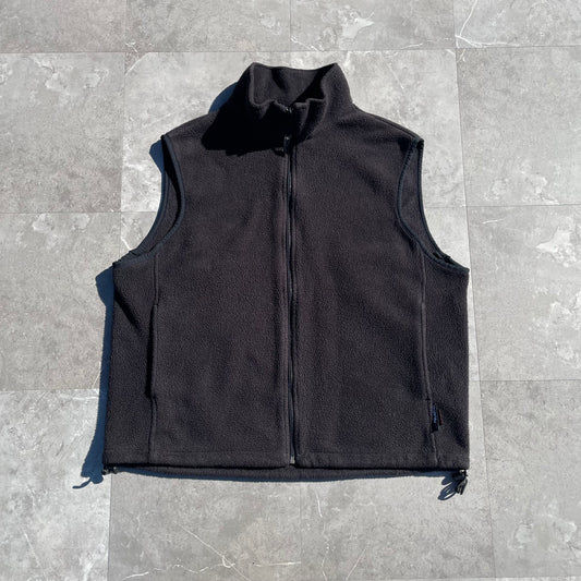 90s-00s Woolrich Polar-Tec Made in USA Black Fleece Vest