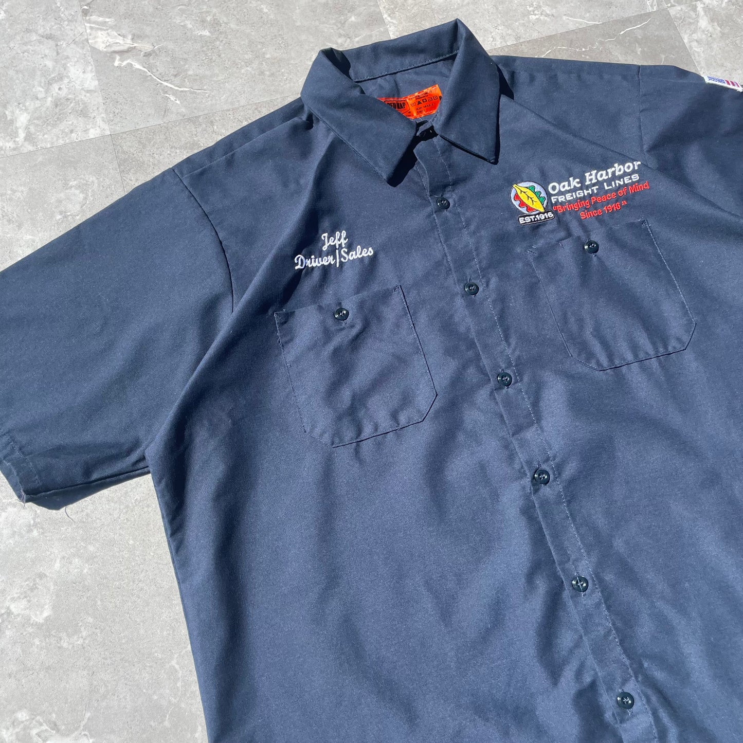 90s-00s Red Kap Oak Harbor Work Short Sleeve Shirt