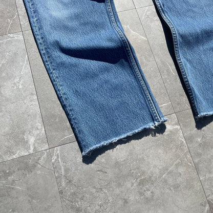 90s Levi's 501xx Made in USA Cropped Denim 36x38