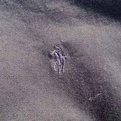 90s-00s Ralph Lauren Rare Houndstooth / Navy Reversible Harrington Jacket