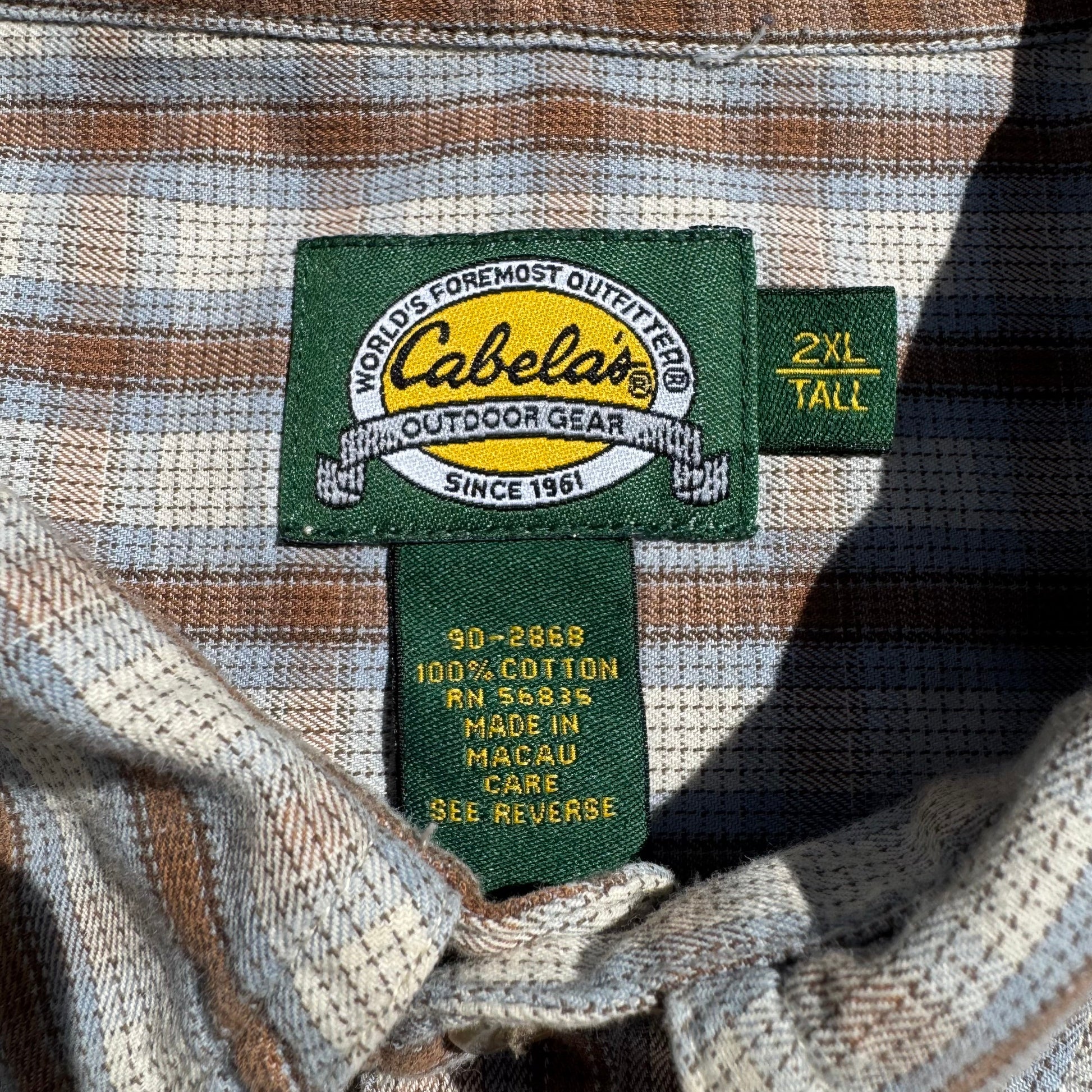 90s Cabela's Checkered Multi-Pocket Button Down Shirt KiiChain Clothing