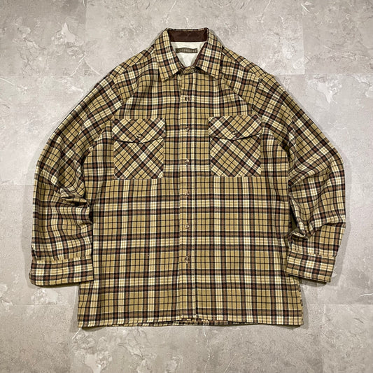 80s-90s Claybrooke Plaid Flannels Shirt