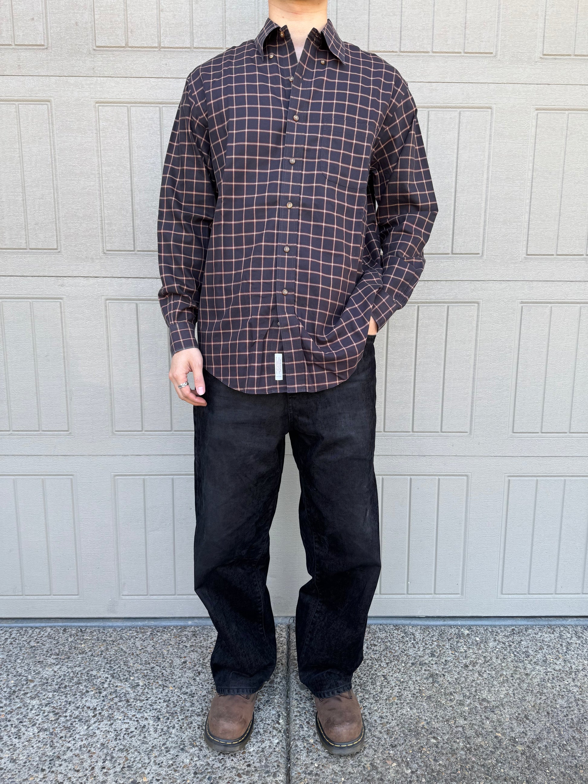 00s Brooks Brothers 346 Non-Iron Box Checkered Button Down Shirt KiiChain Clothing
