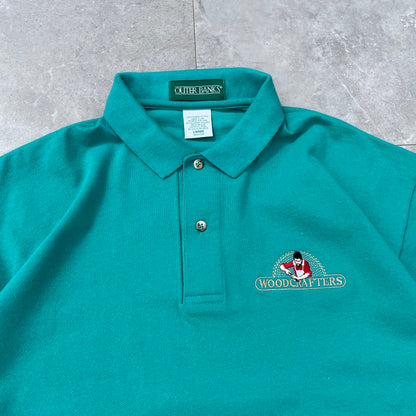 90s Outer Banks Woodcrafers Made in USA Polo Shirt