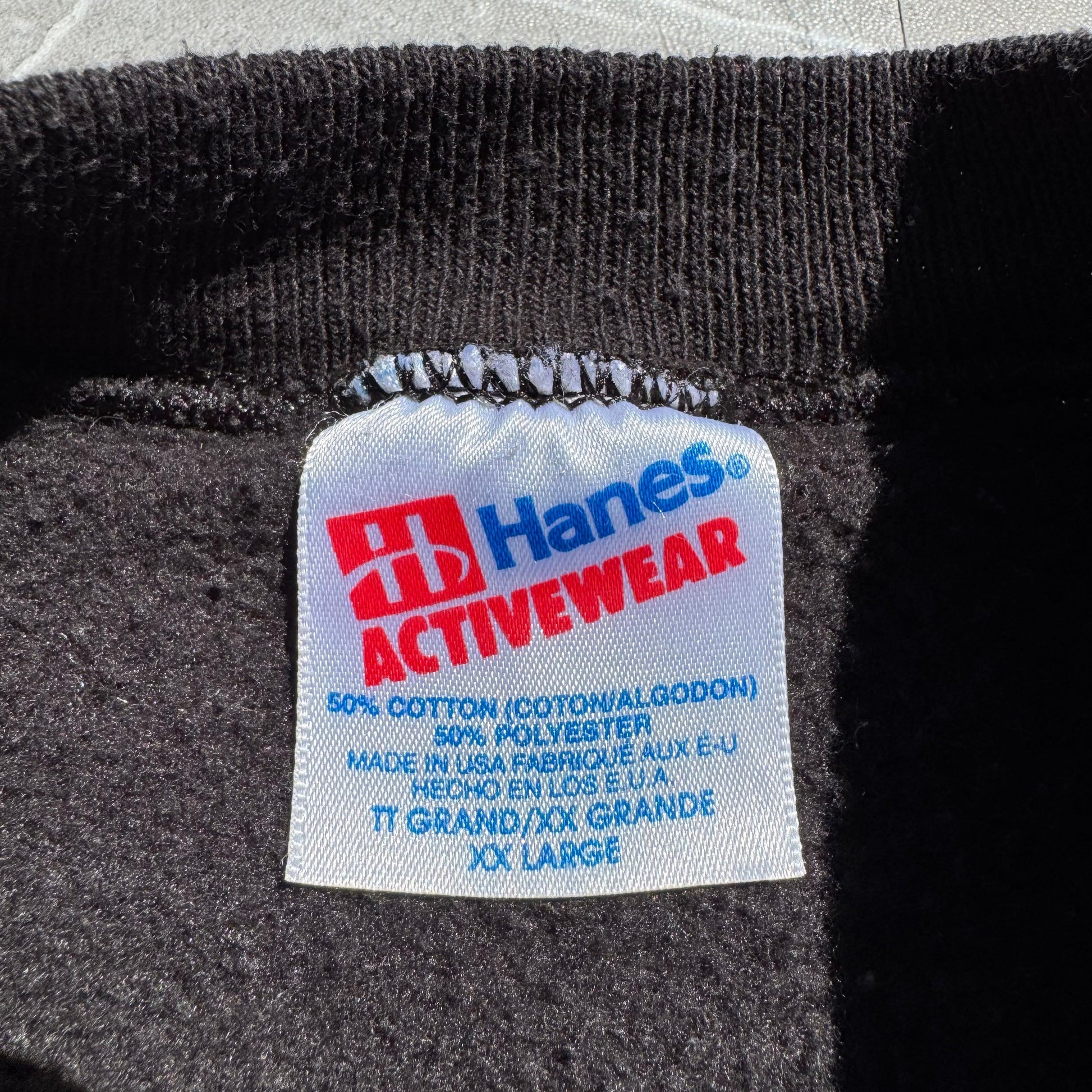 90s Hanes Hard Rock Cafe New Orleans Made in USA Black Crewneck Sweatshirt KiiChain Clothing