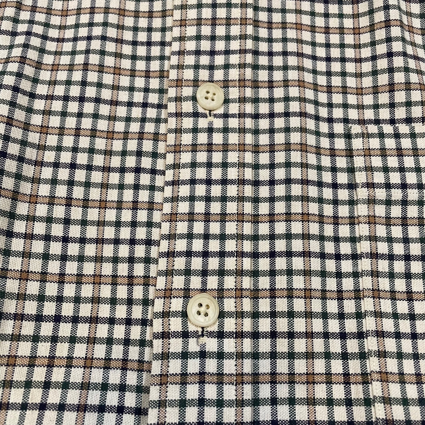 90s Nautica Heavyweight Checkered Button Down Shirt