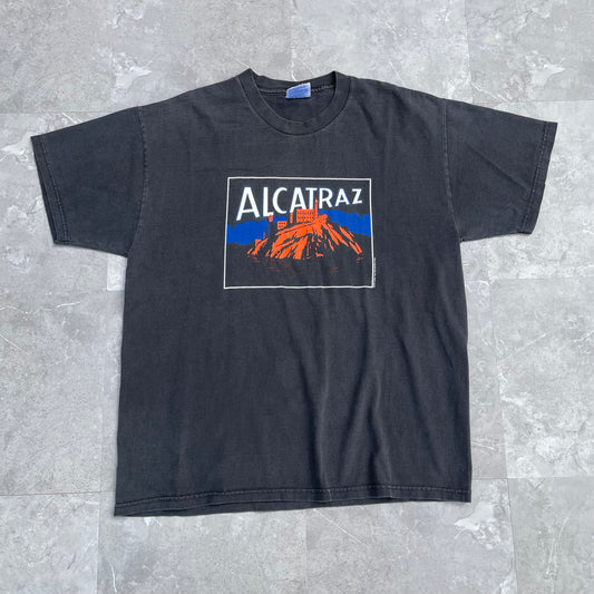 90s Hanes Alcatraz 1999 Faded Graphic T-Shirt