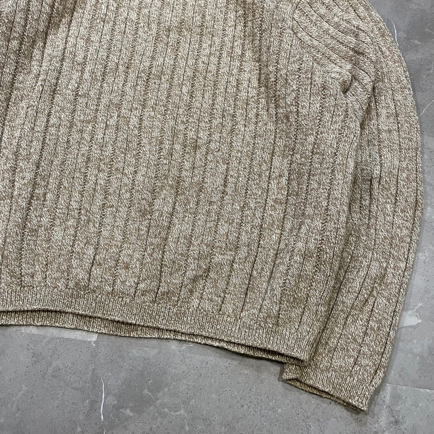 90s David Taylor Made in USA Henley Neck Knitted Sweater