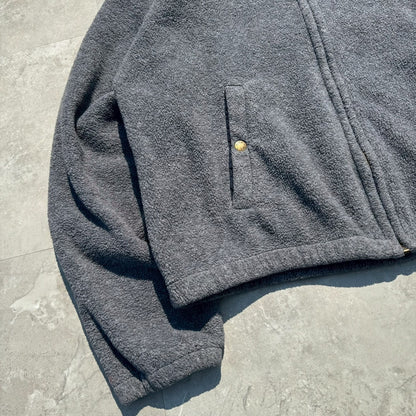 90s Ralph Lauren Gray Fleece Swing Top Jacket