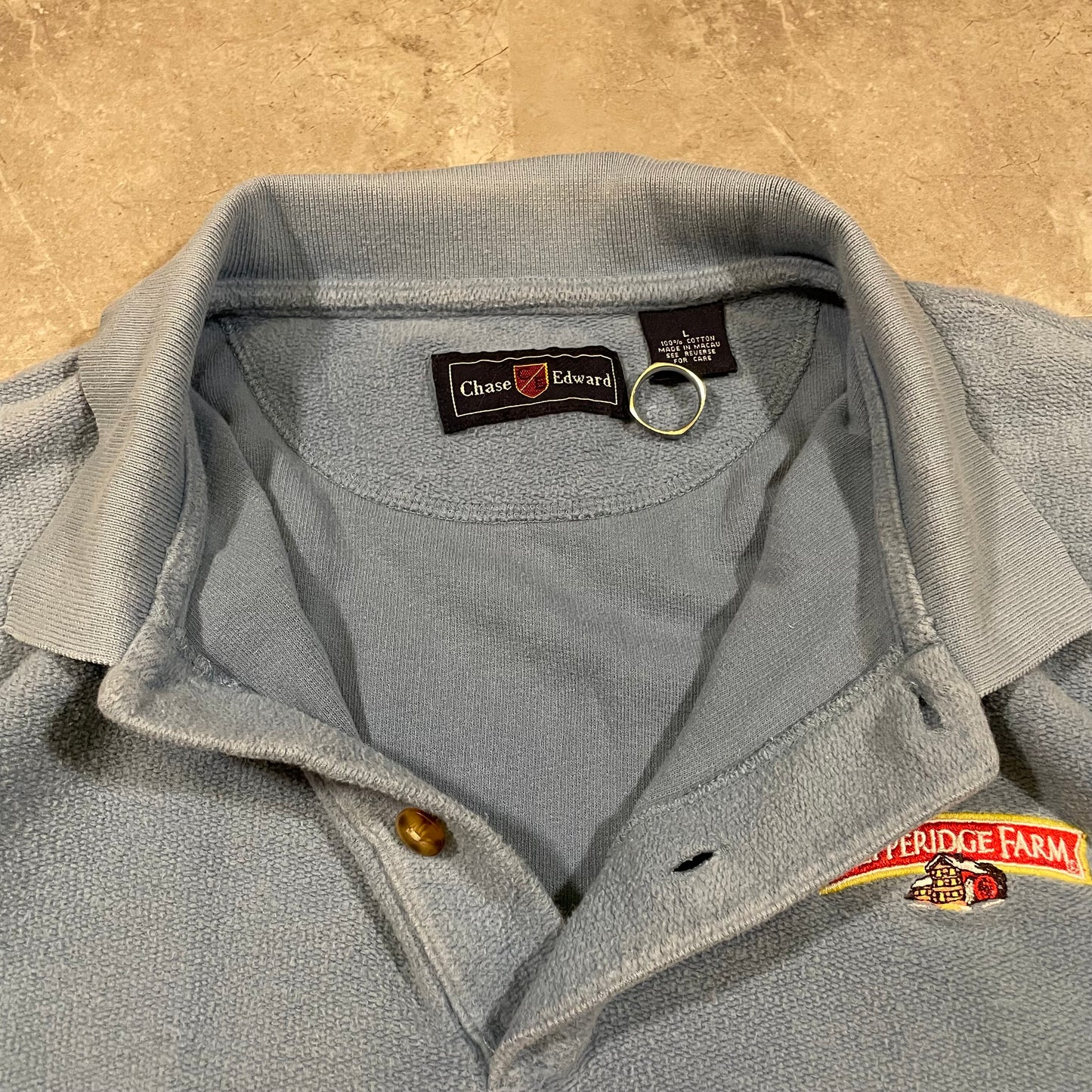 00s Chase Edward Polo Sweater