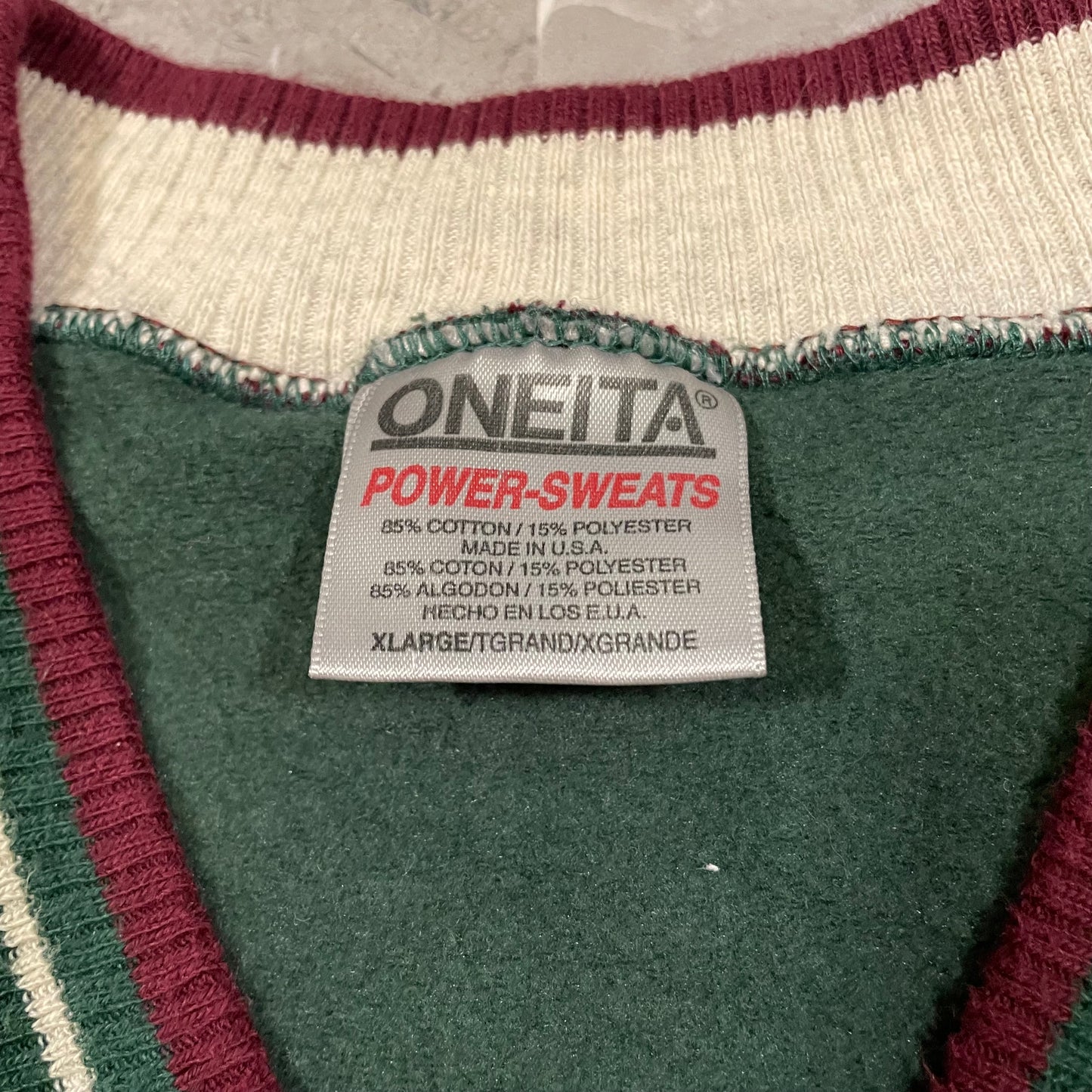 90s Oneita Made in USA Ribbed Sweater Vest