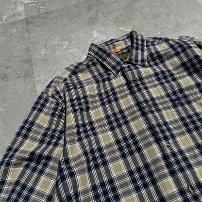 90s Timberland Faded Checkered Long Sleeve Shirt KiiChain Clothing